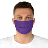 Royal Purple  Musician Life Fabric Face Mask