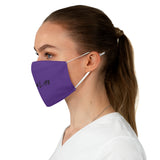 Royal Purple  Musician Life Fabric Face Mask