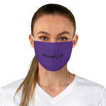 Royal Purple  Musician Life Fabric Face Mask