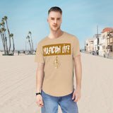 MUSICIAN LIFE "Money Note" Jersey Curved Hem Tee