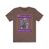 "Give the drummer some" ML alien Unisex Heavy Cotton Tee