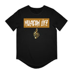 MUSICIAN LIFE "Money Note" Jersey Curved Hem Tee