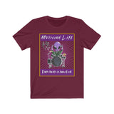 "Give the drummer some" ML alien Unisex Heavy Cotton Tee