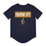 MUSICIAN LIFE "Money Note" Jersey Curved Hem Tee