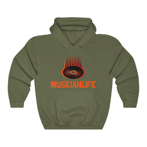 Musician Life "For the record" Hooded Sweatshirt